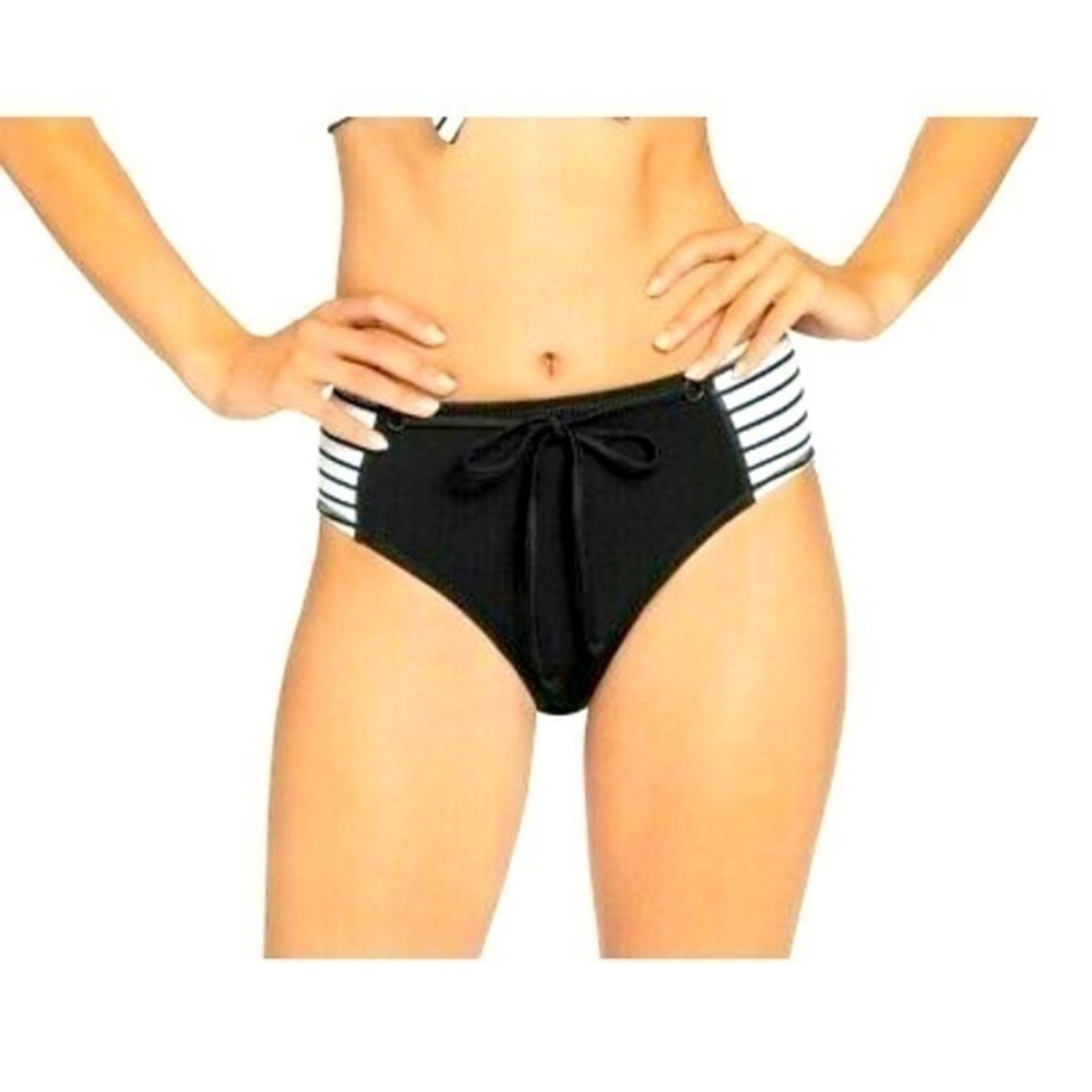 Robin Piccone High-Wasted Swim Bottoms